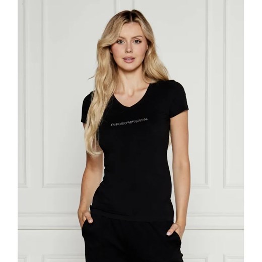 Emporio Armani T-shirt | Slim Fit ze sklepu Gomez Fashion Store w kategorii Bluzki damskie - zdjęcie 185009105