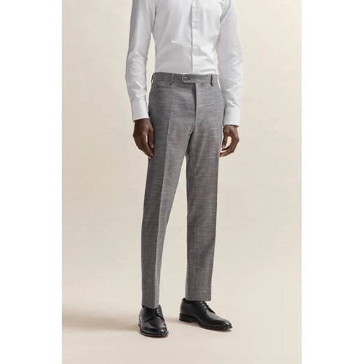 BOSS BLACK Wełniane spodnie H-Genius-241 | Regular Fit | z dodatkiem lnu ze sklepu Gomez Fashion Store w kategorii Spodnie męskie - zdjęcie 185009129