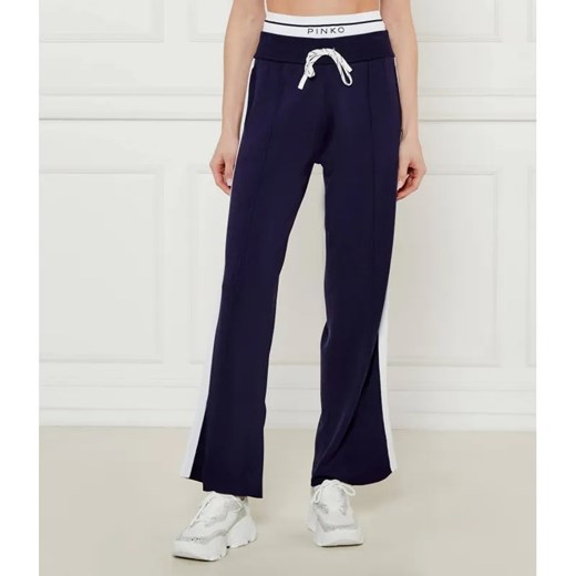 Pinko Spodnie dresowe MARSICANO | Regular Fit | pique ze sklepu Gomez Fashion Store w kategorii Spodnie damskie - zdjęcie 185009136
