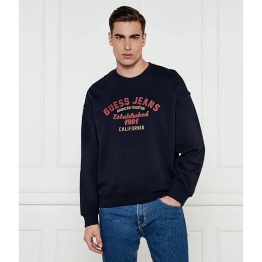 Guess Jeans Bluza VINTAGE | Oversize fit ze sklepu Gomez Fashion Store w kategorii Bluzy męskie - zdjęcie 185009137