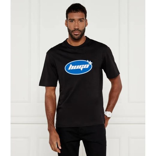 Hugo Blue T-shirt Nugoclean | Regular Fit ze sklepu Gomez Fashion Store w kategorii T-shirty męskie - zdjęcie 185009246