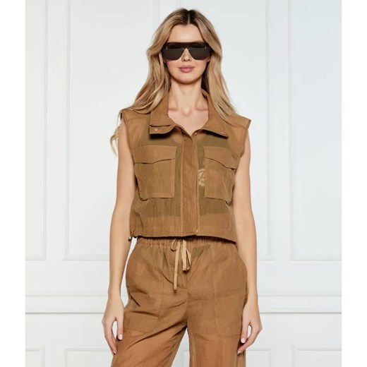 Pinko Kamizelka Gilet | Regular Fit ze sklepu Gomez Fashion Store w kategorii Kamizelki damskie - zdjęcie 185009287