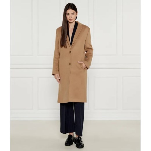 Calvin Klein Płaszcz | z dodatkiem wełny ze sklepu Gomez Fashion Store w kategorii Płaszcze damskie - zdjęcie 185009297