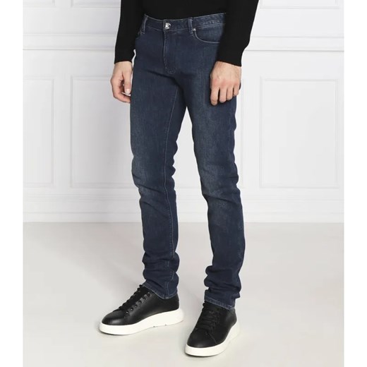 Emporio Armani Jeansy j06 | Slim Fit | z dodatkiem wełny ze sklepu Gomez Fashion Store w kategorii Jeansy męskie - zdjęcie 185009306