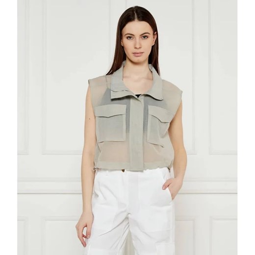 Pinko Kamizelka | Regular Fit ze sklepu Gomez Fashion Store w kategorii Kamizelki damskie - zdjęcie 185009337