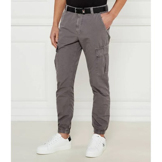 Tommy Jeans Spodnie cargo Ryan | Regular Fit ze sklepu Gomez Fashion Store w kategorii Spodnie męskie - zdjęcie 185009365