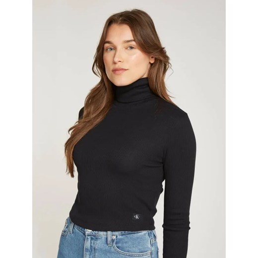 Calvin Klein Jeans Golf | Slim Fit ze sklepu Gomez Fashion Store w kategorii Bluzki damskie - zdjęcie 185009375