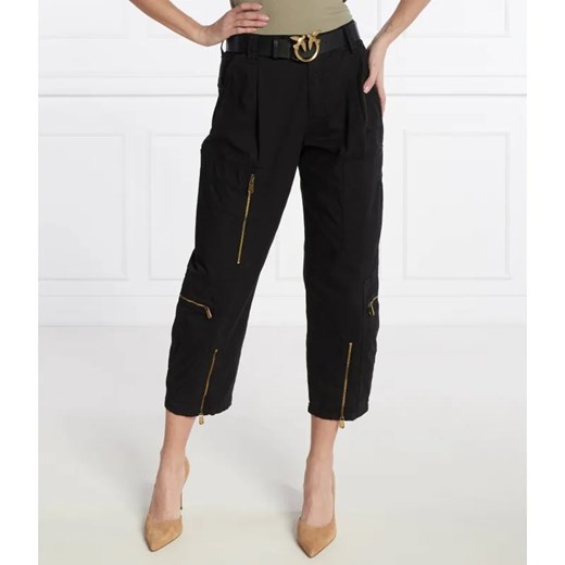 Pinko Jeansowe spodnie cargo | Regular Fit | stretch ze sklepu Gomez Fashion Store w kategorii Spodnie damskie - zdjęcie 185009386