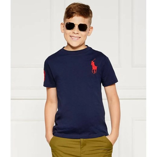 POLO RALPH LAUREN T-shirt | Regular Fit ze sklepu Gomez Fashion Store w kategorii T-shirty chłopięce - zdjęcie 185009425