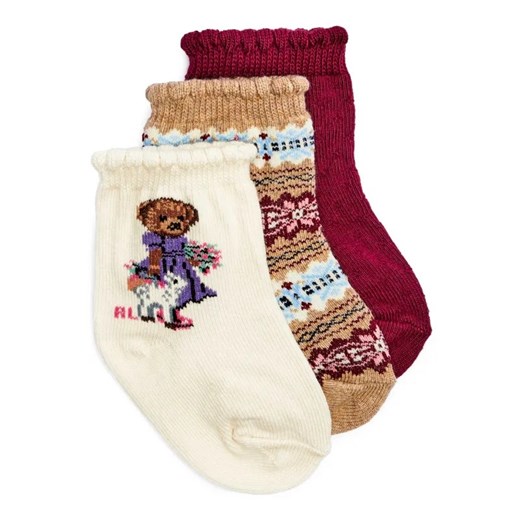POLO RALPH LAUREN Skarpety 3-pack ARAN ISLS ze sklepu Gomez Fashion Store w kategorii Skarpetki dziecięce - zdjęcie 185009437