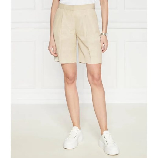 Calvin Klein Lniane szorty | Regular Fit ze sklepu Gomez Fashion Store w kategorii Szorty - zdjęcie 185009487