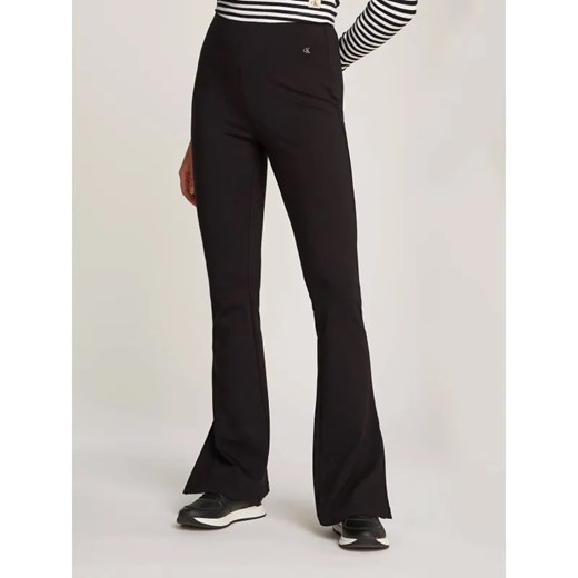 Calvin Klein Jeans Legginsy MILANO | flare fit ze sklepu Gomez Fashion Store w kategorii Spodnie damskie - zdjęcie 185009695