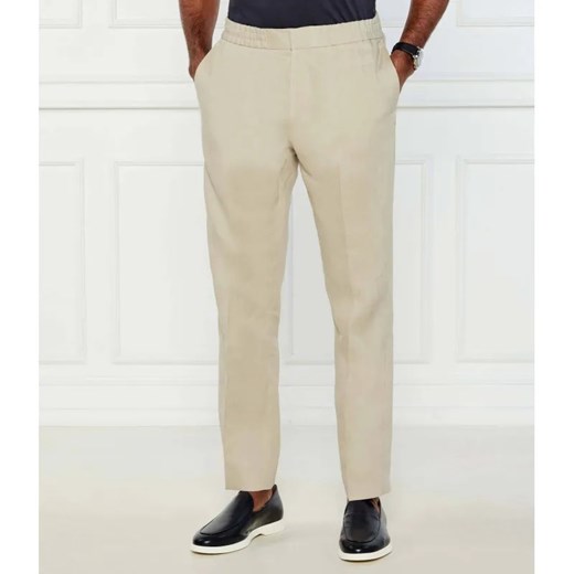 TIGER OF SWEDEN Lniane spodnie Tannen | Slim Fit ze sklepu Gomez Fashion Store w kategorii Spodnie męskie - zdjęcie 185009716
