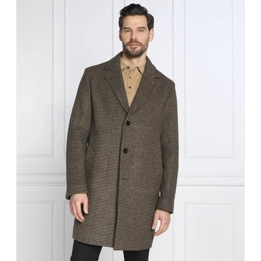 BOSS BLACK Wełniany płaszcz C-Cam ze sklepu Gomez Fashion Store w kategorii Płaszcze męskie - zdjęcie 185009756