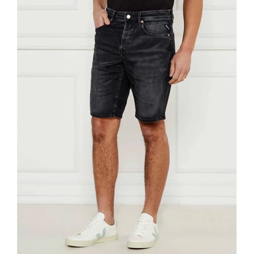 Replay Jeansowe szorty GROVER | Straight fit ze sklepu Gomez Fashion Store w kategorii Spodenki męskie - zdjęcie 185009787