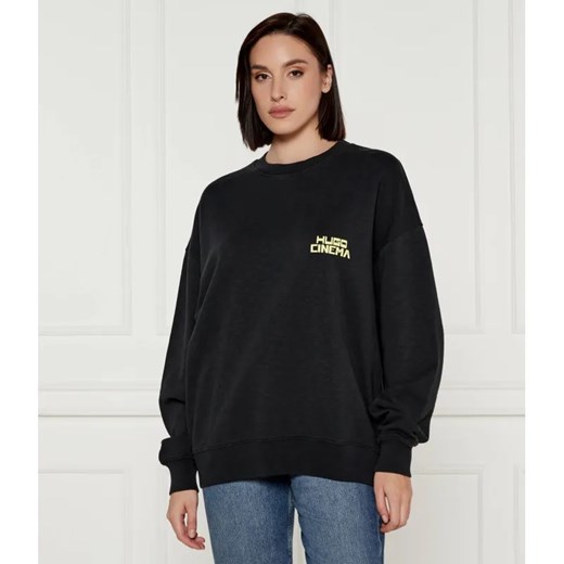 HUGO Bluza Dargentix | Loose fit ze sklepu Gomez Fashion Store w kategorii Bluzy damskie - zdjęcie 185009925
