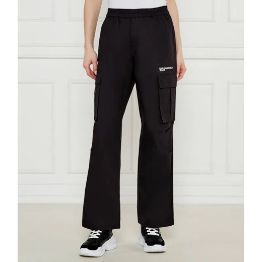 Karl Lagerfeld Jeans Spodnie cargo | flare fit ze sklepu Gomez Fashion Store w kategorii Spodnie damskie - zdjęcie 185009957