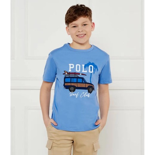 POLO RALPH LAUREN T-shirt | Regular Fit ze sklepu Gomez Fashion Store w kategorii T-shirty chłopięce - zdjęcie 185009979