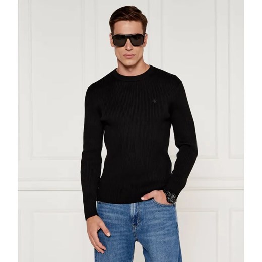 Calvin Klein Jeans Sweter | Slim Fit ze sklepu Gomez Fashion Store w kategorii Swetry męskie - zdjęcie 185009987