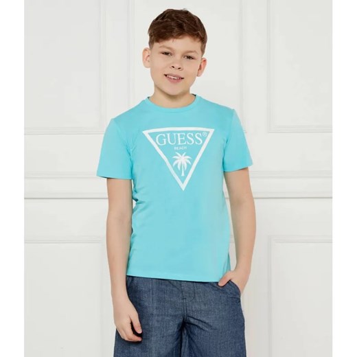 Guess T-shirt | Regular Fit ze sklepu Gomez Fashion Store w kategorii T-shirty chłopięce - zdjęcie 185010015