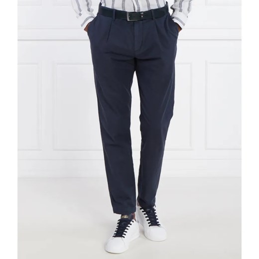 Tommy Hilfiger Spodnie HARLEM | Slim Fit | z dodatkiem lnu ze sklepu Gomez Fashion Store w kategorii Spodnie męskie - zdjęcie 185010019