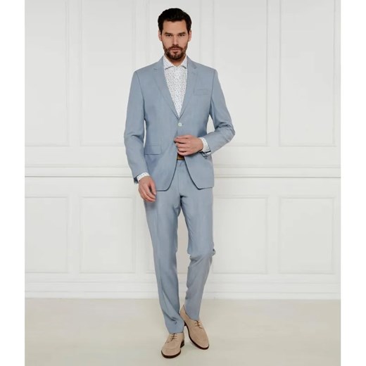 BOSS BLACK Wełniany garnitur H-Huge-2Pcs-224 | Slim Fit ze sklepu Gomez Fashion Store w kategorii Garnitury męskie - zdjęcie 185010059