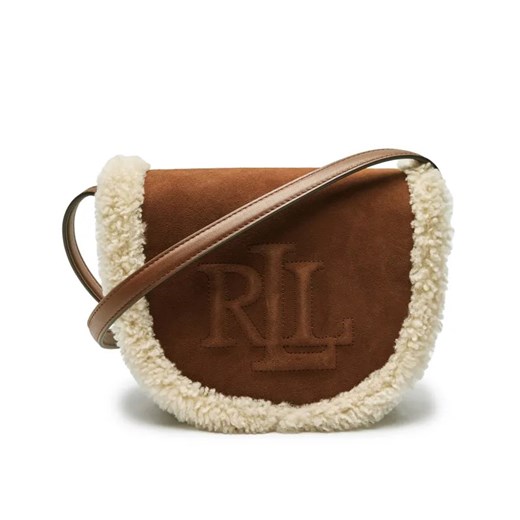 LAUREN RALPH LAUREN Skórzana torebka na ramię WITLEY Shearling ze sklepu Gomez Fashion Store w kategorii Listonoszki - zdjęcie 185010109