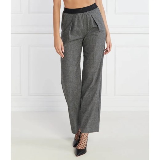 Pinko Spodnie | Loose fit | z dodatkiem wełny ze sklepu Gomez Fashion Store w kategorii Spodnie damskie - zdjęcie 185010178