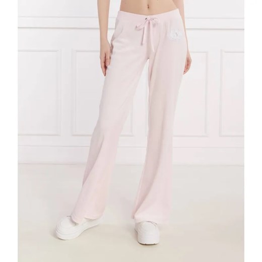 Juicy Couture Spodnie dresowe HERITAGE DOG CREST KAISA | flare fit ze sklepu Gomez Fashion Store w kategorii Spodnie damskie - zdjęcie 185010316