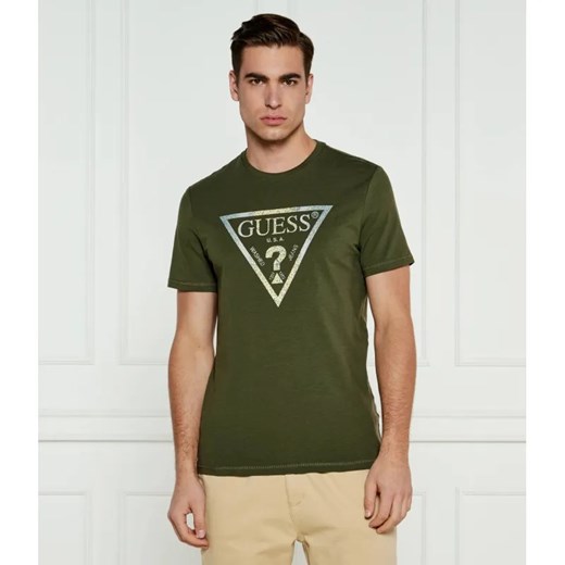 GUESS T-shirt | Slim Fit ze sklepu Gomez Fashion Store w kategorii T-shirty męskie - zdjęcie 185010387