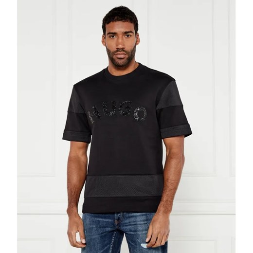 HUGO T-shirt Dacavio | Regular Fit ze sklepu Gomez Fashion Store w kategorii T-shirty męskie - zdjęcie 185010456