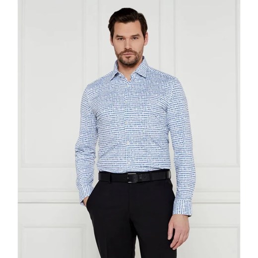 HUGO Koszula Kenno | Slim Fit | stretch ze sklepu Gomez Fashion Store w kategorii Koszule męskie - zdjęcie 185010567