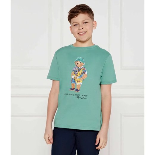 POLO RALPH LAUREN T-shirt | Regular Fit ze sklepu Gomez Fashion Store w kategorii T-shirty chłopięce - zdjęcie 185010588