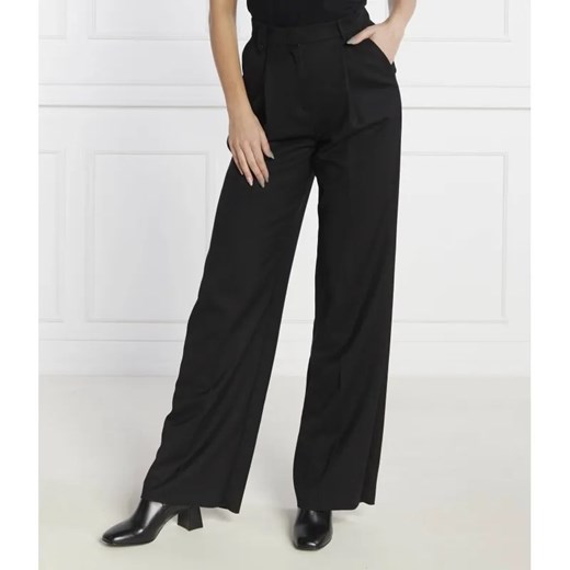 Marella SPORT Spodnie | Loose fit | z dodatkiem lnu ze sklepu Gomez Fashion Store w kategorii Spodnie damskie - zdjęcie 185010736