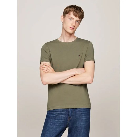 Tommy Hilfiger T-shirt | Slim Fit | stretch ze sklepu Gomez Fashion Store w kategorii T-shirty męskie - zdjęcie 185010865