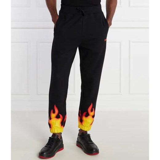 HUGO Spodnie dresowe Doblo | Regular Fit ze sklepu Gomez Fashion Store w kategorii Spodnie męskie - zdjęcie 185010917