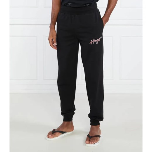 Hugo Bodywear Spodnie dresowe Varsity Pants | Regular Fit ze sklepu Gomez Fashion Store w kategorii Spodnie męskie - zdjęcie 185011069
