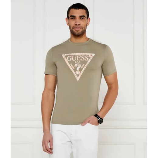 GUESS T-shirt | Slim Fit ze sklepu Gomez Fashion Store w kategorii T-shirty męskie - zdjęcie 185011269
