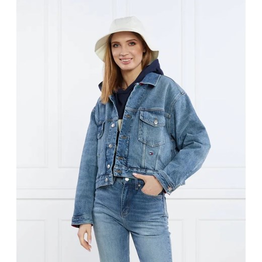 Tommy Hilfiger Kurtka jeansowa THXSM DNM STRAIGHT JKT HERO IND | Straight fit ze sklepu Gomez Fashion Store w kategorii Kurtki damskie - zdjęcie 185011277