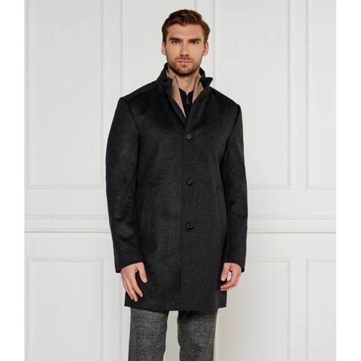 Joop! Wełniany płaszcz 17 JC-21Maron | z dodatkiem kaszmiru Joop! 56 okazja Gomez Fashion Store