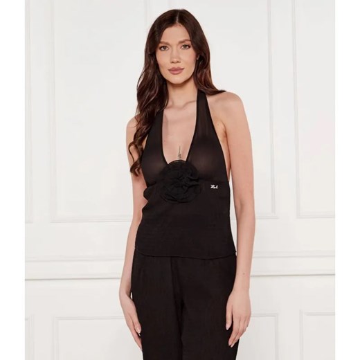 Karl Lagerfeld Top | Regular Fit ze sklepu Gomez Fashion Store w kategorii Odzież plażowa - zdjęcie 185011425