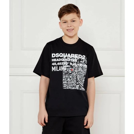 Dsquared2 T-shirt | Loose fit ze sklepu Gomez Fashion Store w kategorii Bluzki dziewczęce - zdjęcie 185011497