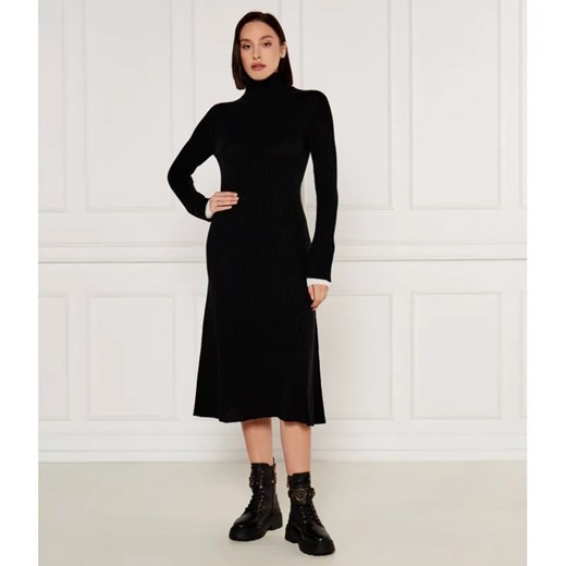 Pinko Wełniana sukienka HIGHLANDER | z dodatkiem kaszmiru ze sklepu Gomez Fashion Store w kategorii Sukienki - zdjęcie 185011568