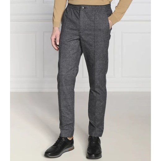 Michael Kors Spodnie FLANNEL GLEN | Regular Fit ze sklepu Gomez Fashion Store w kategorii Spodnie męskie - zdjęcie 185011668