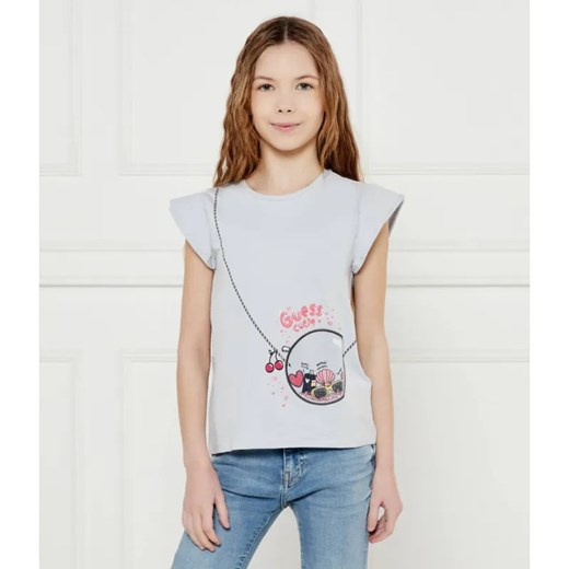 Guess T-shirt | Regular Fit ze sklepu Gomez Fashion Store w kategorii Bluzki dziewczęce - zdjęcie 185011835