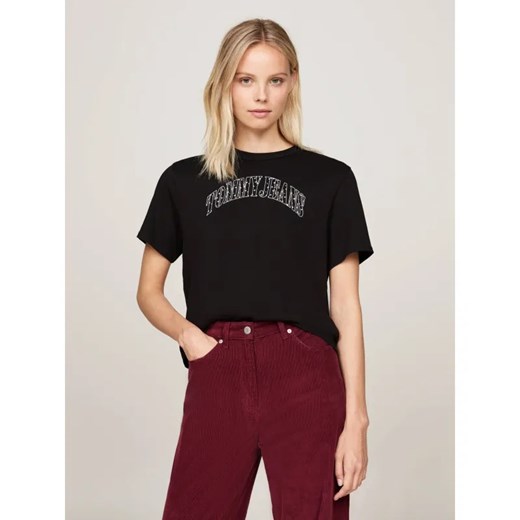 Tommy Jeans T-shirt STARDUST | Loose fit ze sklepu Gomez Fashion Store w kategorii Bluzki damskie - zdjęcie 185011878