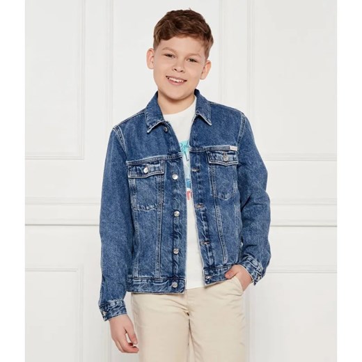 Calvin Klein Jeans Jeansowa kurtka | Regular Fit ze sklepu Gomez Fashion Store w kategorii Kurtki chłopięce - zdjęcie 185011937