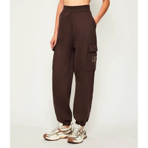 EA7 Spodnie dresowe | Boyfriend fit ze sklepu Gomez Fashion Store w kategorii Spodnie damskie - zdjęcie 185012066