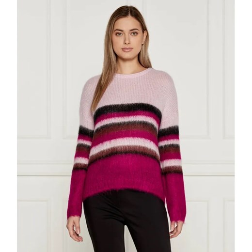 Marc Cain Wełniany sweter | Oversize fit ze sklepu Gomez Fashion Store w kategorii Swetry damskie - zdjęcie 185012186