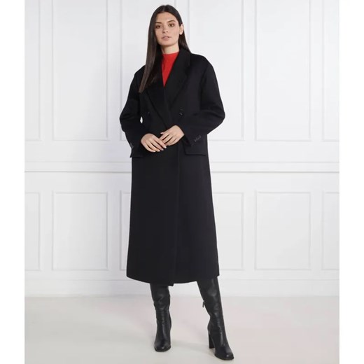 BOSS BLACK Wełniany płaszcz Capala ze sklepu Gomez Fashion Store w kategorii Płaszcze damskie - zdjęcie 185012319